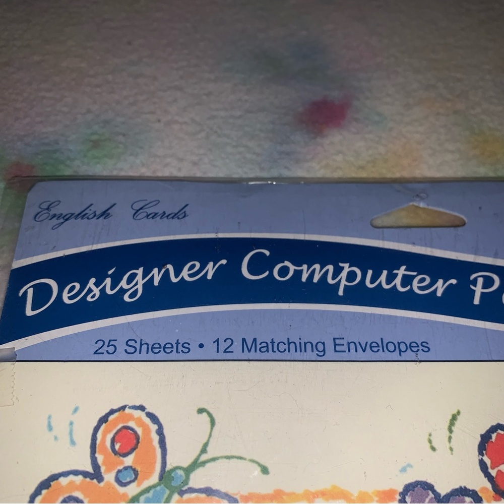 English Cards Designer Computer Paper - Picture 4 of 7